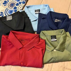 Nike Golf Shirts (5). Size XL